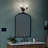Winslow 2-Light 12.75-Inch Black Vanity Bath Light with Clear Seeded Glass Shades