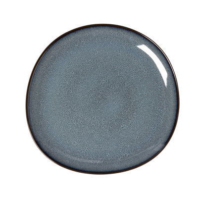 comme. par Villeroy & Boch - Assiette de service Lave Gris