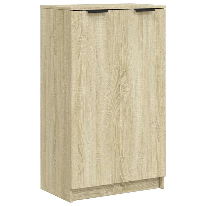 vidaXL Shoe Cabinet Shoe Storage Cabinet for Entryway Hallway Engineered Wood, Sonoma Oak