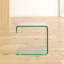 Amalia Glass Top C Table End Table
