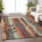 Machine Washable Indoor/Outdoor Xhevrie Terracotta Rug-495723282