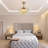 Houstyn Dimmable Crystal Ceiling Fan with LED Lights and Remote Control-1650773953-1733840709