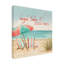Toile d'extérieur Walliston Janelle Penner «Beach Time II»-87945471