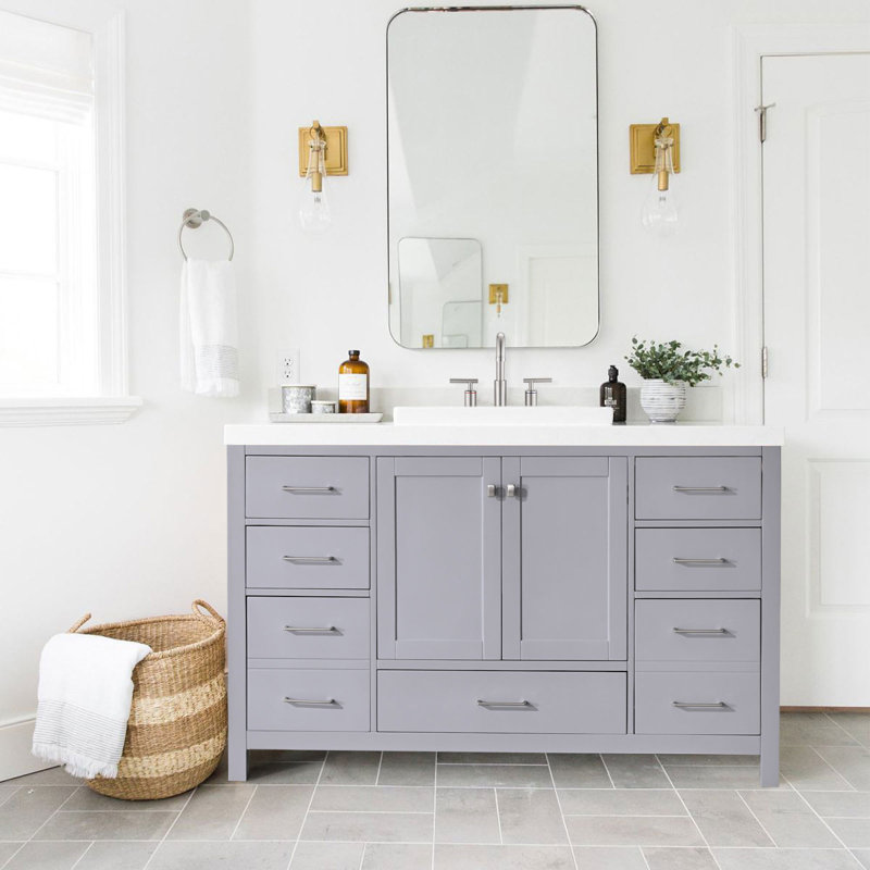 60'' Single Bathroom Vanity Base Only