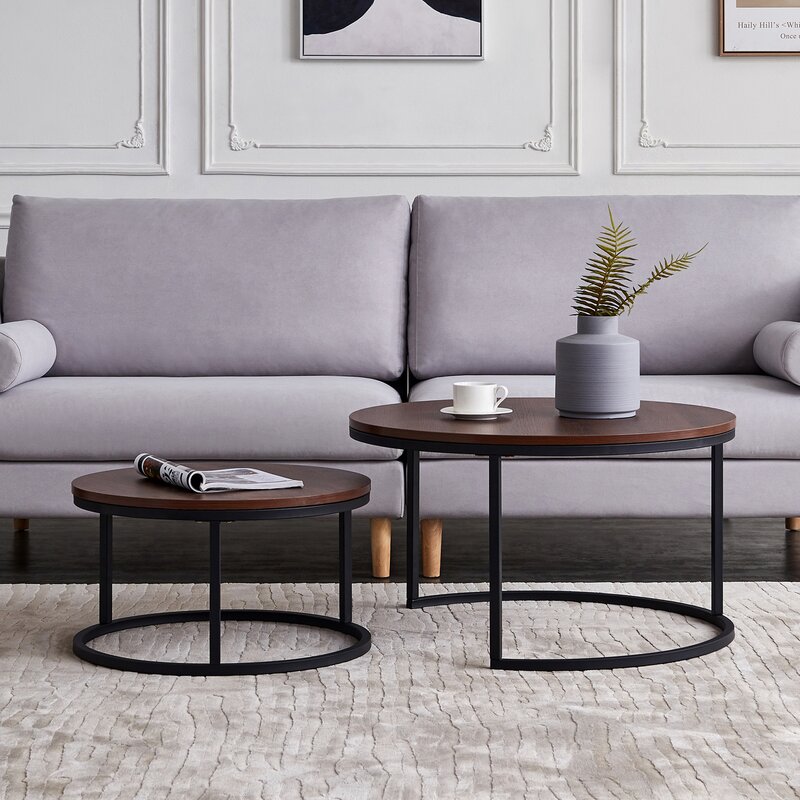 Everly Quinn Hammond Nesting Coffee Table & Reviews | Wayfair