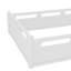 Low Profile Floor Platform Bed with Built-In Guardrails-130646837