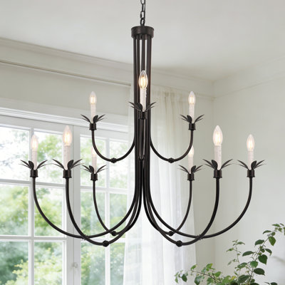 Lustre traditionnel à 9 lumières 42 po