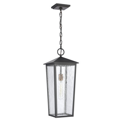Marquis 9'' Wide 1-Light Outdoor Pendant - Matte Black