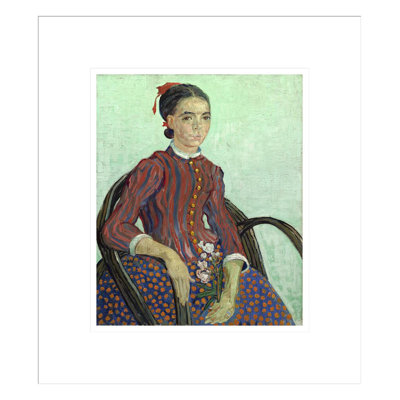 «La Mousmé» par Vincent van Gogh, impression giclée encadrée