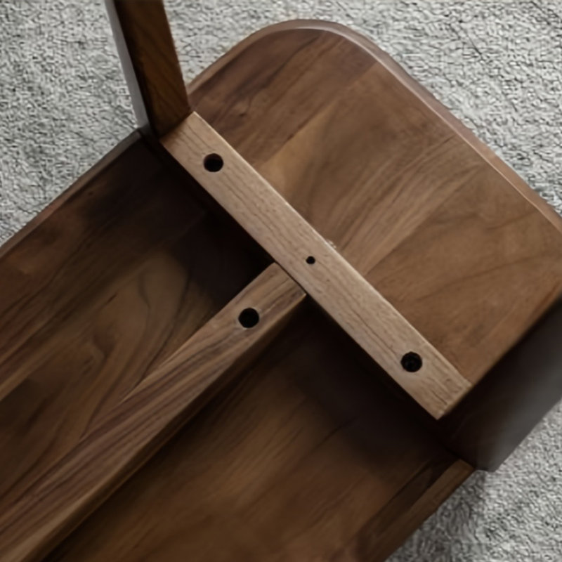 Messing Solid Wood Bench, 17.12" H x 53.14" W x 13.77" D