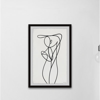 " Body Outline " Painting Print