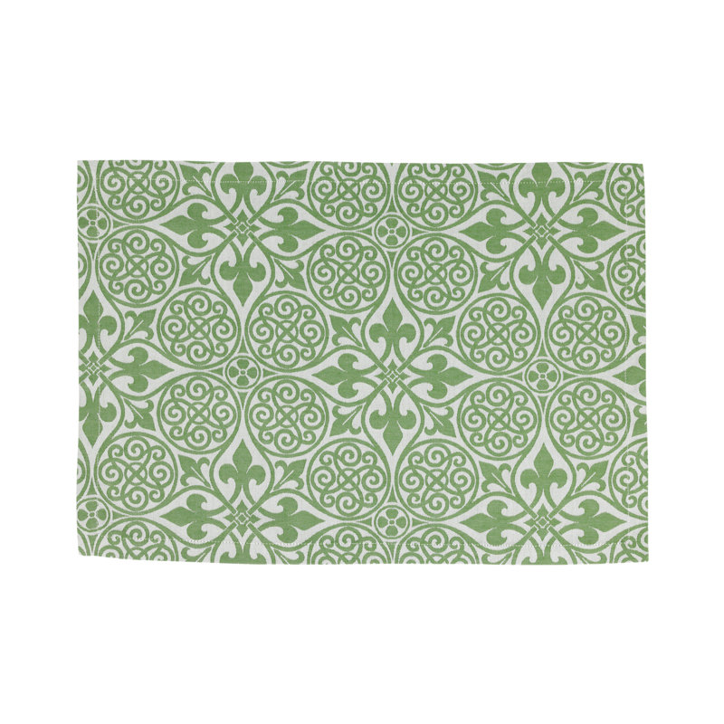 Damask Placemats, Green