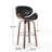 30" Mid-Century Modern Upholstered Swivel Barstool-118615559