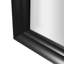 Miroir mural biseauté noir pour meuble-lavabo Willhoite-1243071426