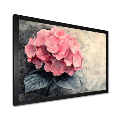 Drinel Hydrangea In Vintage Light I - Hydrangea Wall Art