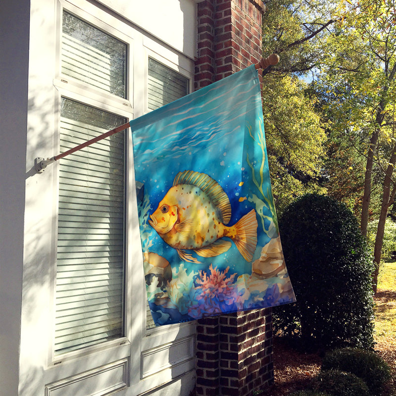 Double Sided 40'' H x 28'' W Polyester House Flag