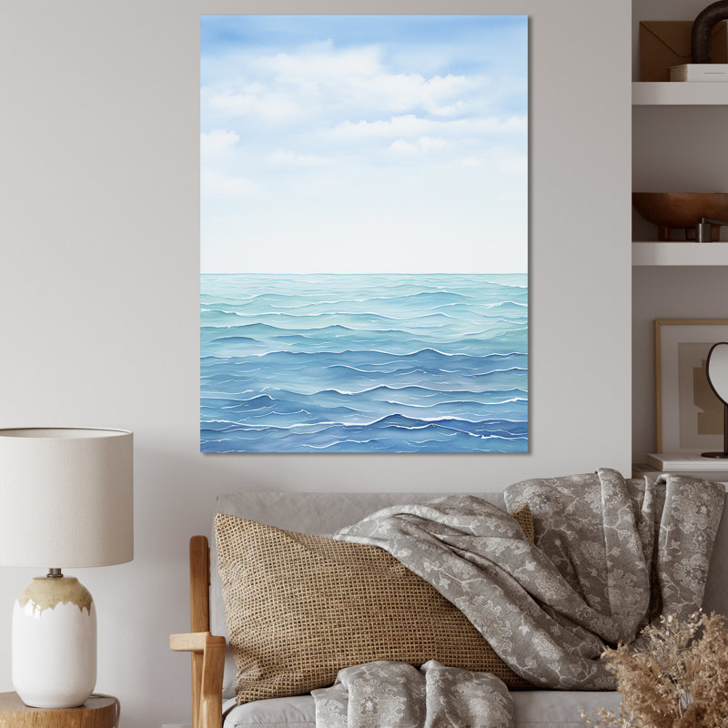Océan Infinity Dreamscape V, Toile tendue, H 44 po x l 34 po x P 1,5 po