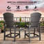 Outdoor Recycled Poly Adirondack Barstools-739975352