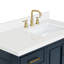 Ensemble de meuble-lavabo simple 43 po avec plateau Abshire-93359277