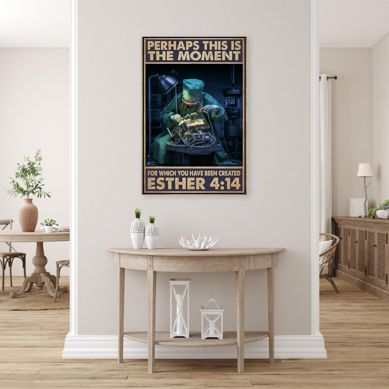 Surgeon Perhaps This Is The Moment - 1 Piece Rectangle Graphic Art Print On Wrapped Canvas, H 36 po x l 24 po x P 1,25 po