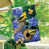 Printemps bleu marine/jaune