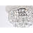 Hallsburg Crystal Semi Flush Mount-907984242-907984246