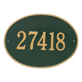 Hawthorne 1-Line Wall Address Plaque