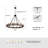 Fahrettin 12-Light Steel Wagon Wheel Chandelier