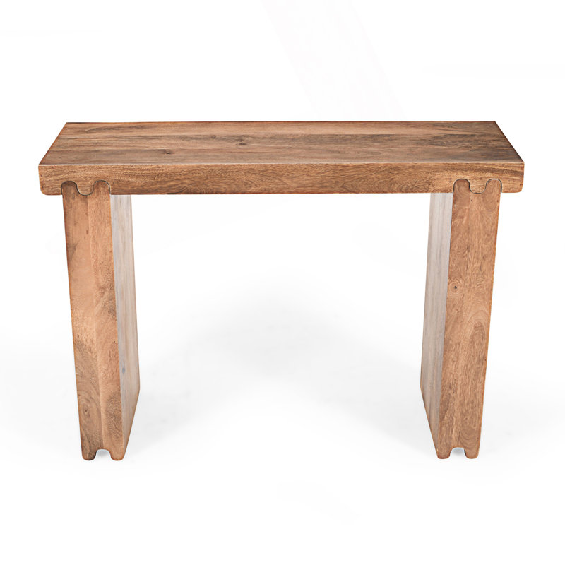 Console moderne, table d'entrée de ferme, table de canapé, Miel