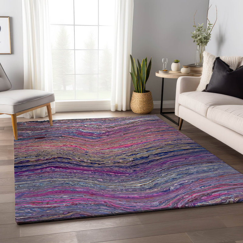 Tapis de qualité supérieure Lavanya, Rectangle 5 pi x 7 pi 6 po
