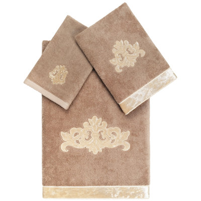 Ensemble de serviettes 3 pièces 100% coton