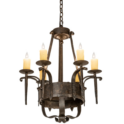 Meltzer 6 - Light Dimmable Empire Chandelier