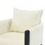 Ensemble de 2 fauteuils rembourrés en lin avec pieds en bois d'hévéa-940474865-940474871
