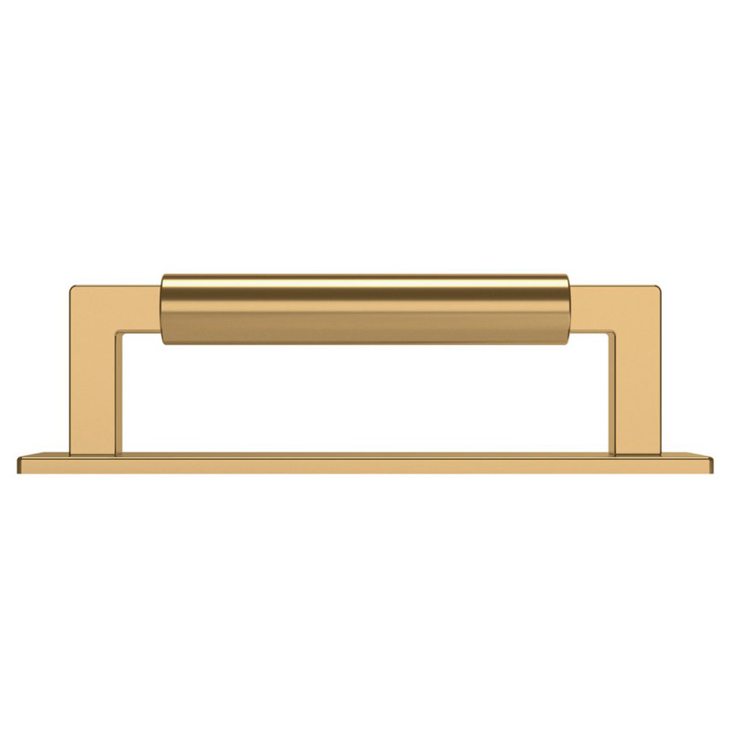 4926 Contemporary Back Plate, Non-Lacquered Brass