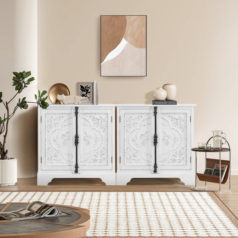 2 Door Accent Cabinet, Brown