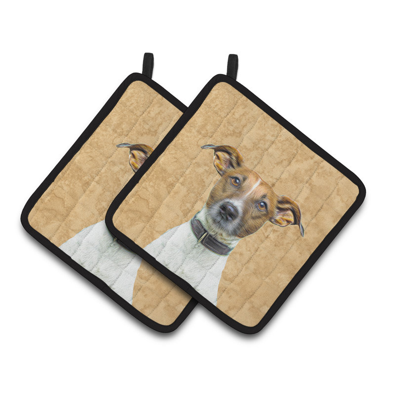 Caroline's Treasures Jack Russell Polyester Potholder
