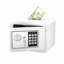 Petit coffre-fort pour la maison avec clé et mot de passe, petite armoire de rangement de 0,23 pi³ pour l'argent, les documents et les objets de valeur | Idée de cadeau-121558899-121558900