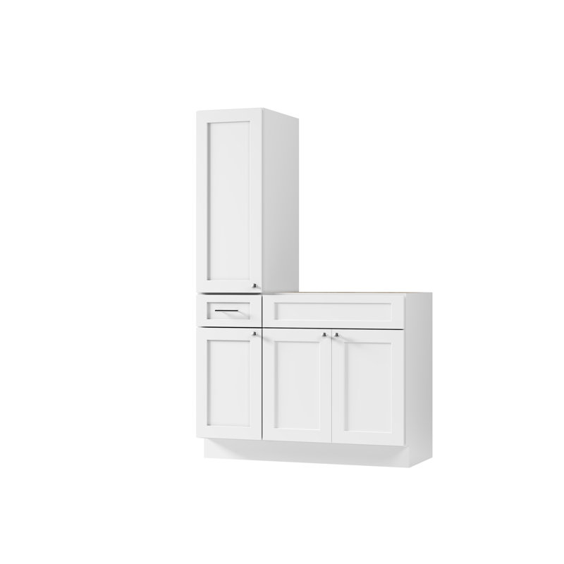 Meuble-lavabo simple 45 po Disar, Blanc