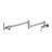 Contemporary Wall Mounted Pot Filler Kitchen Faucet-98667357