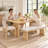 6-Piece Dining Room Set - Upholstered Chairs & Padded Bench For Comfort-1394027607