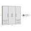 Minija 4 Door Manufactured Wood Wardrobe-1614953367