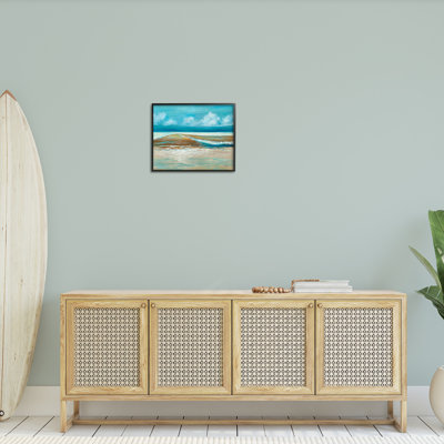 Art moderne, estampe numérique de vagues de la mer par Liz Jardine