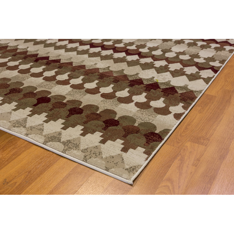 Perrinton Ikat Indoor Rug, Rectangle 2' x 3'7"