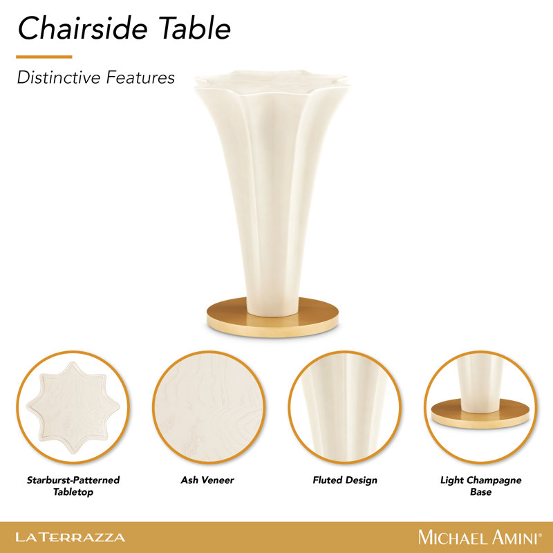 La Terrazza End Table, Gray