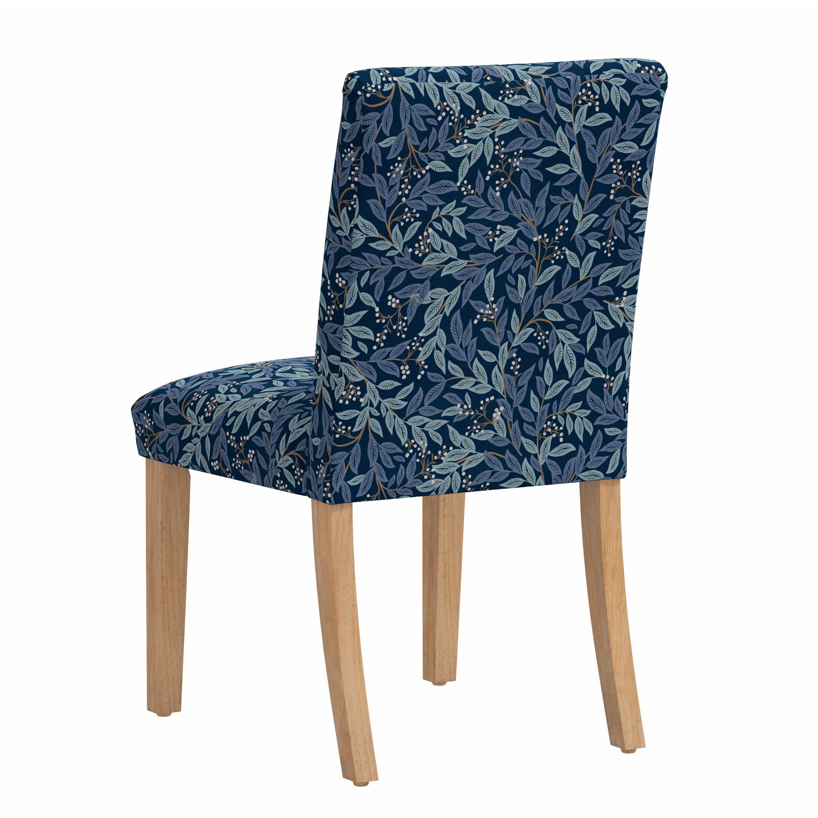 Rifle Paper Co. x Cloth & Company Lorraine Dining Chair, Rpc Willowberry Navy Linen