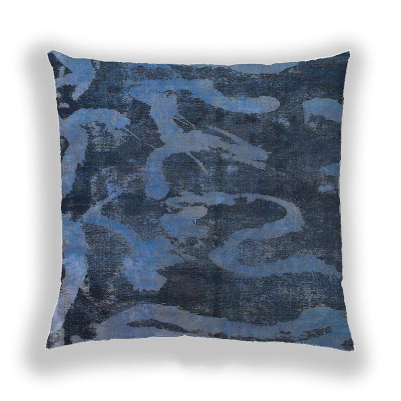 Coussin décoratif abstrait 1117, Microsuède