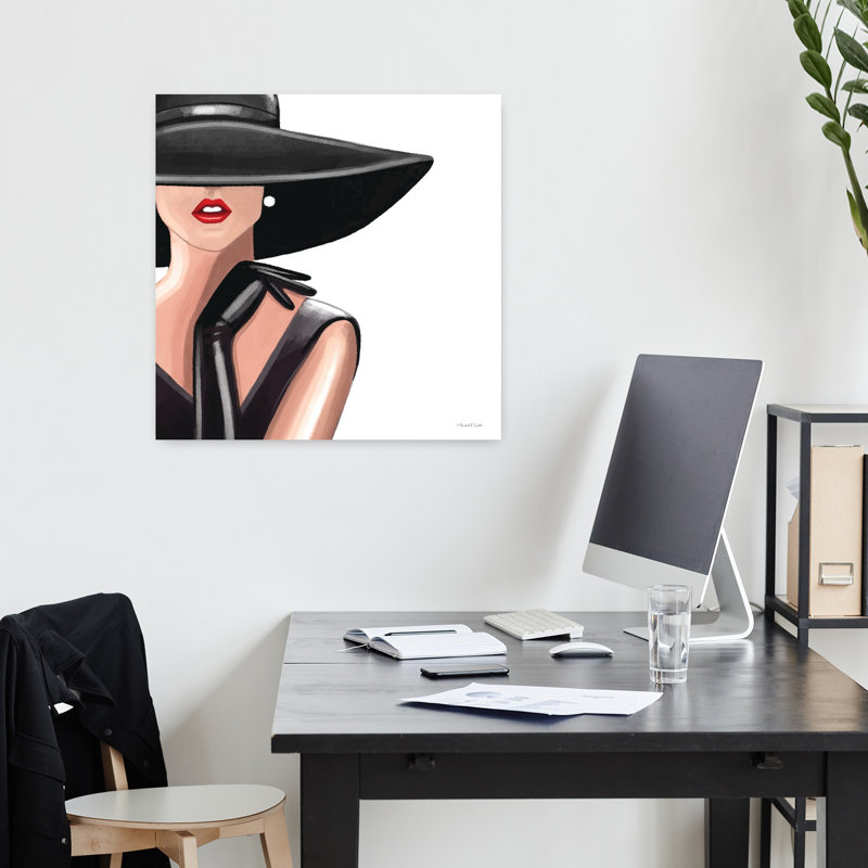 Fashion Lady I, art contemporain, H 18 po x l 18 po
