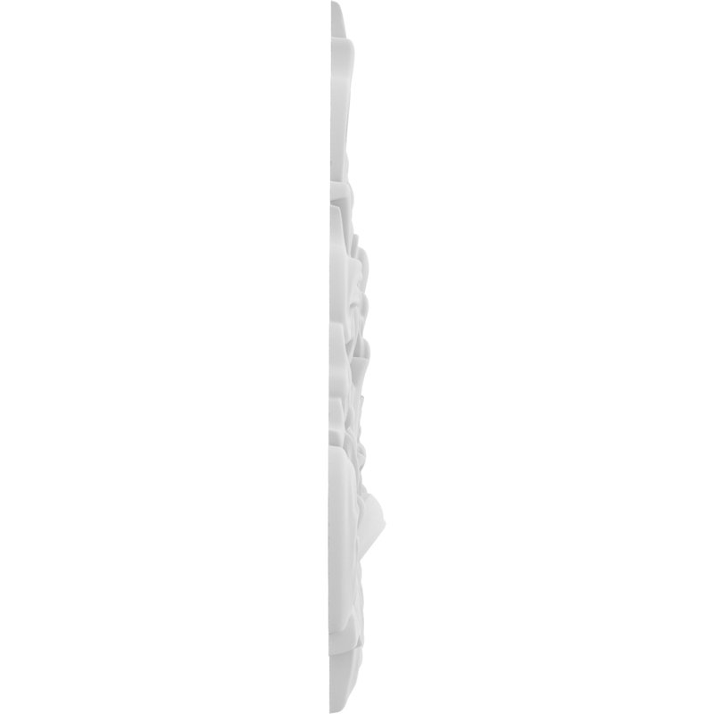 Rosette Delphos, H 8 po x l 4 po x P 0,63 po