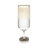 Decorative Glass Vase with Metal Stone and Aluminum Base Featuring Modern Circular Accent Design-125862510