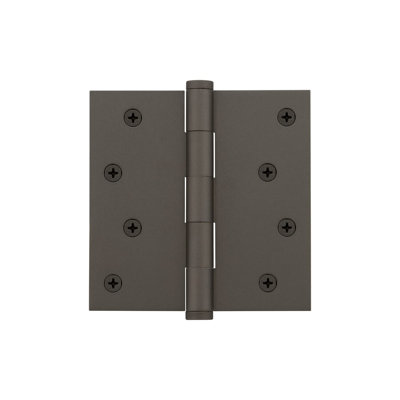 4'' x 4'' Brass Butt Bearing Hinge